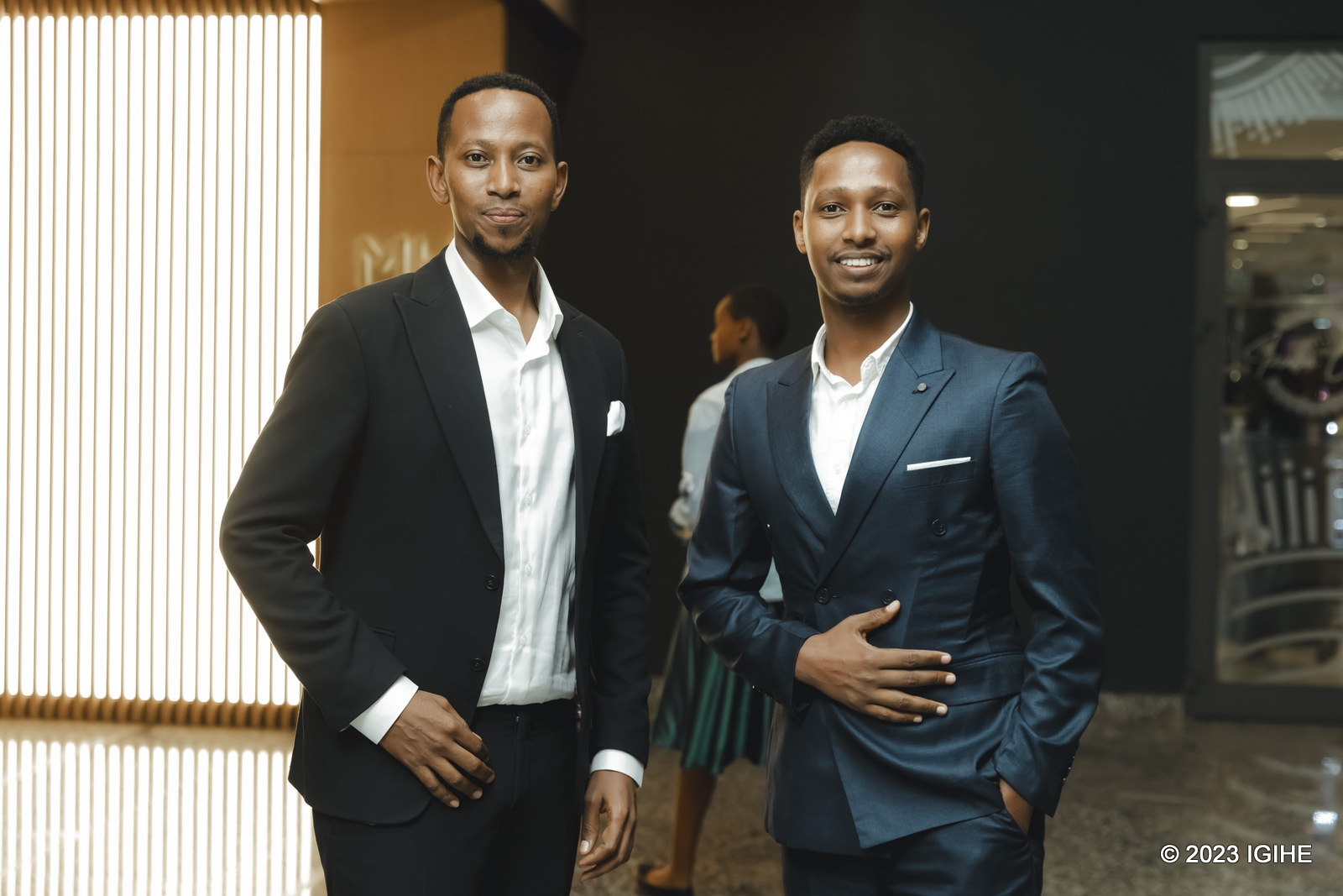 Israel Mbonyi na David Bayingana bitabiriye ubukwe bwa The Ben na Pamella