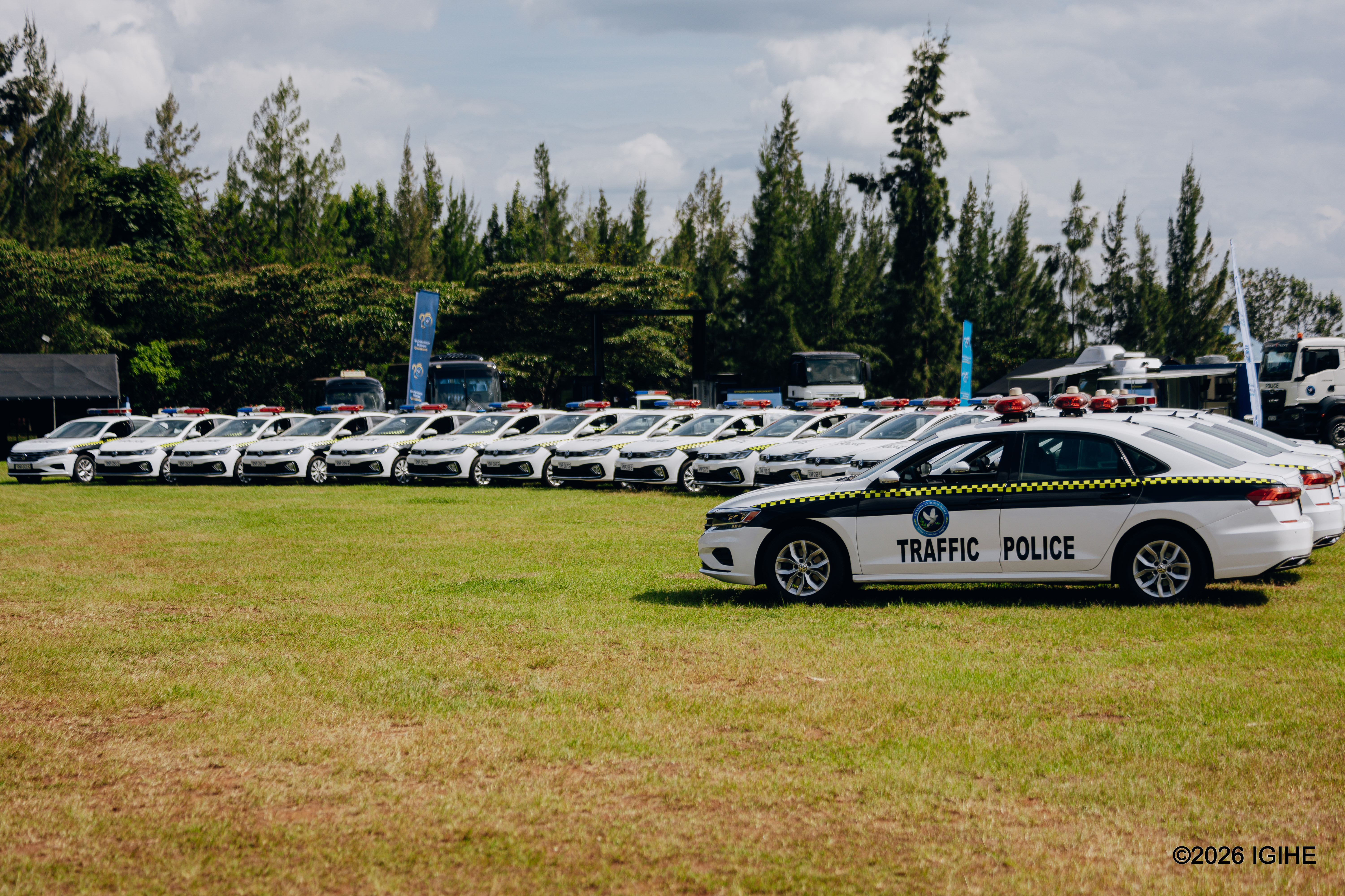 Polisi ifite imodoka nyinshi za Volkswagen zikoreshwa mu gucunga umutekano wo mu muhanda