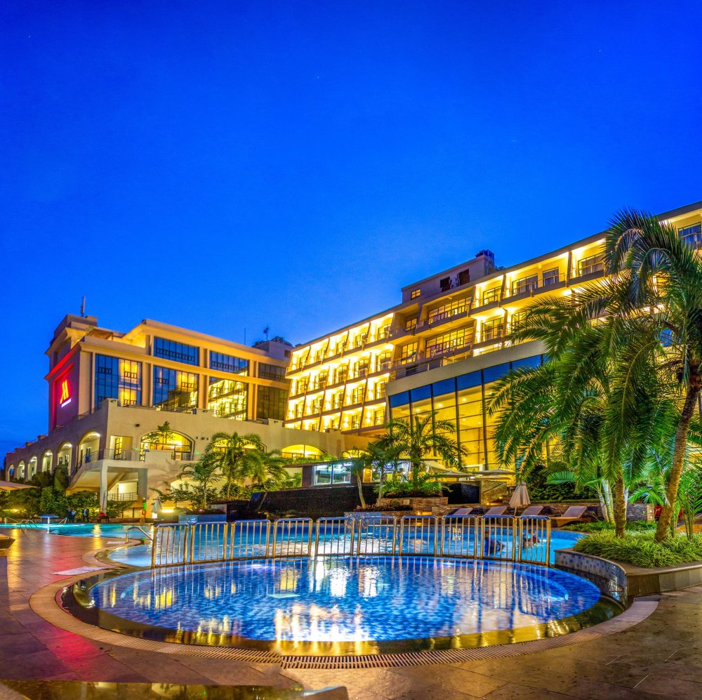 Kigali Marriot Hotel ifite ibyumba 250 birimo ibyakira abantu bo ku rwego rwa Perezida