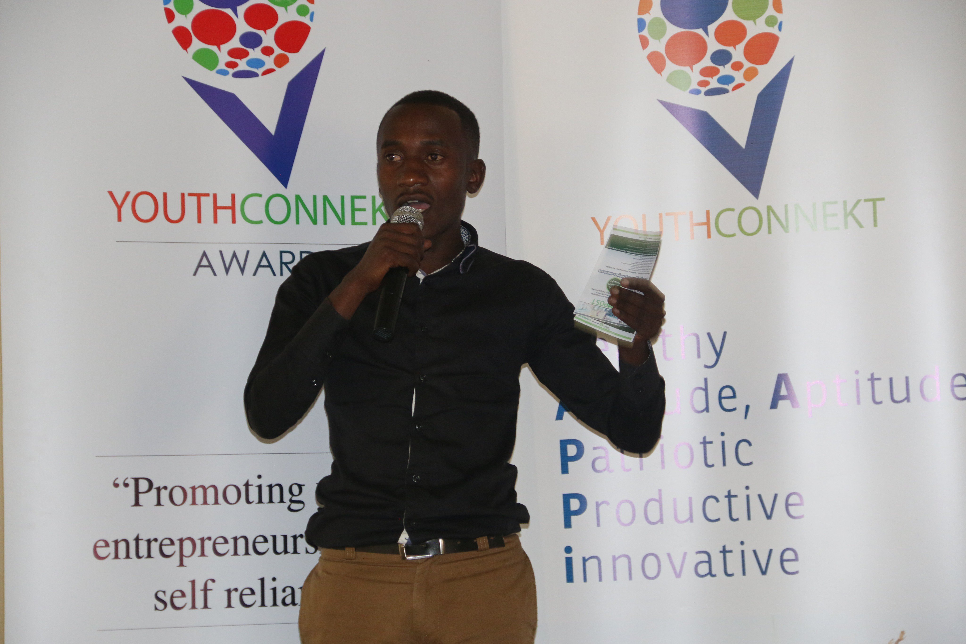 MU 2018, Nizeyimana Noel yegukanye igihembo cya miliyoni 25 z'amafaranga y'u Rwanda mu marushanwa ya Youth Connekt