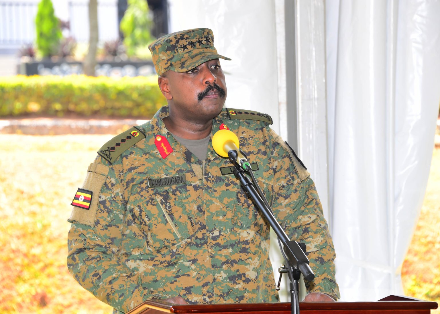 Gen Muhoozi Kainerugaba yishimiye ko Lt Gen Luboya atakiri Guverineri wa Ituri