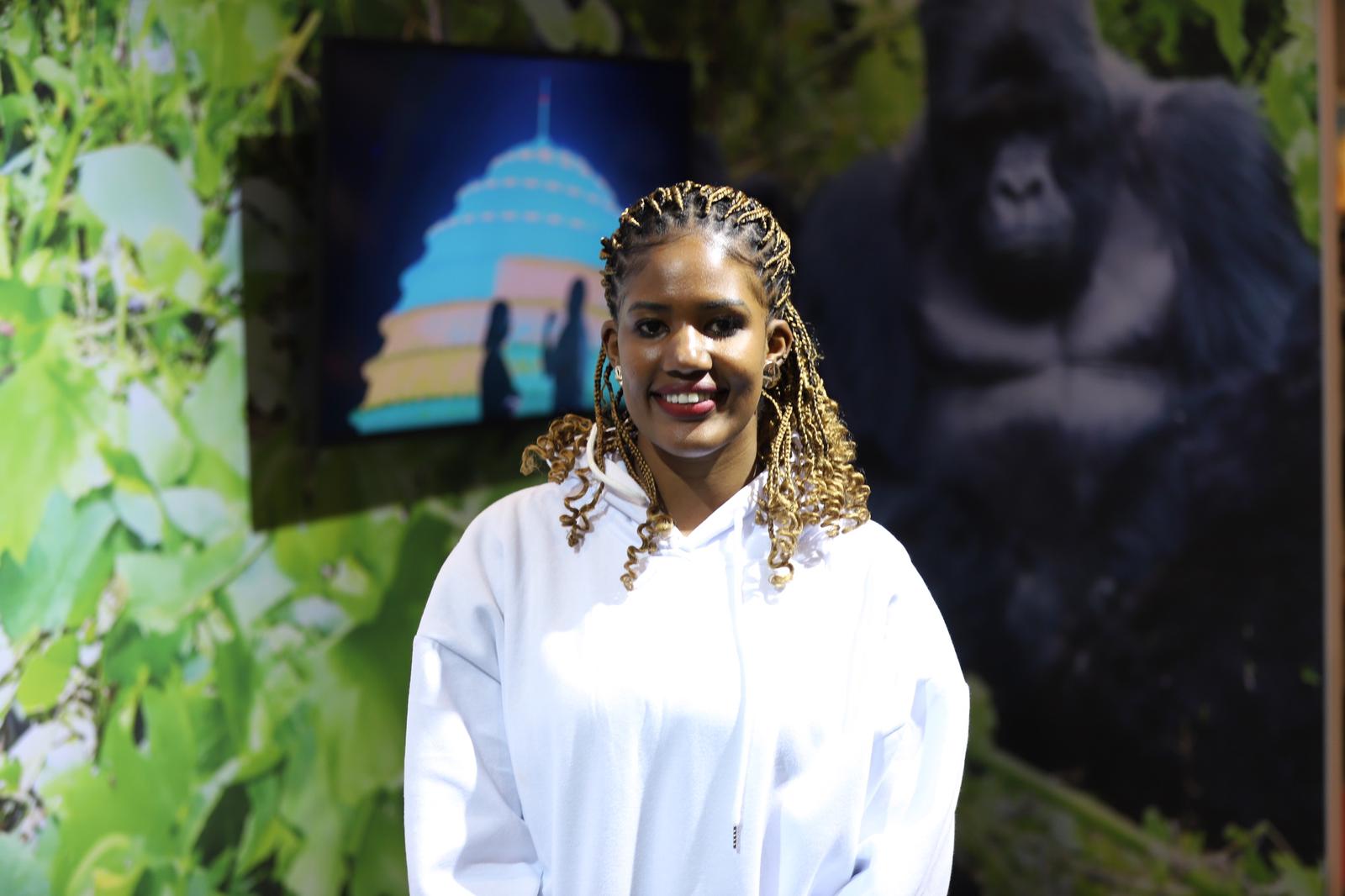 Vuningoma Soraya wari uhagarariye Skai Foods, ikora urusenda yavuze  ko yishimiye kuba ari mu bitabiriye iri murikabikorwa