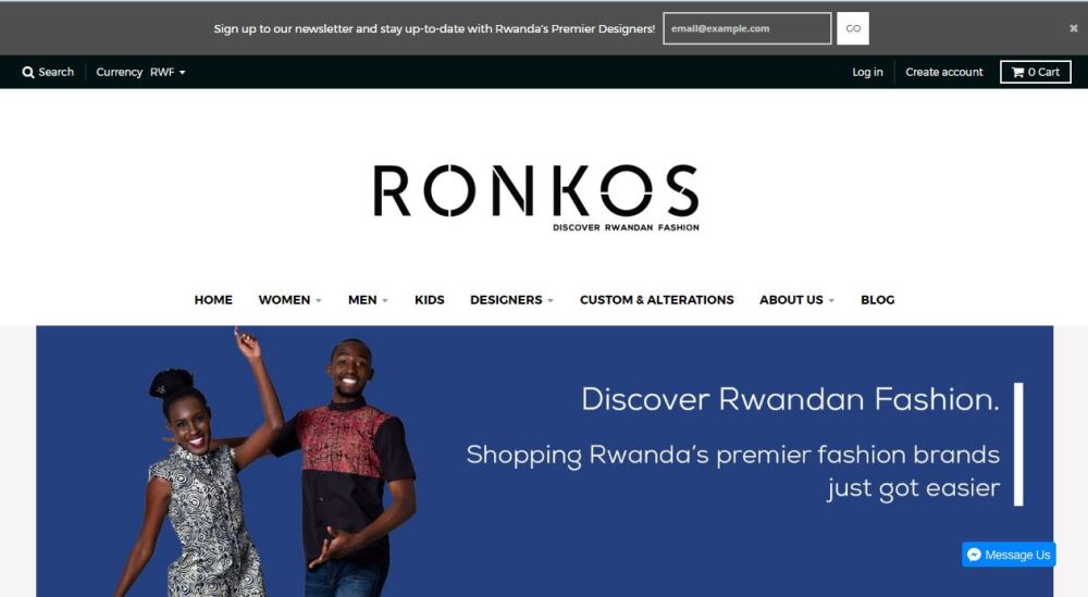 Urubuga rwa Ronkos.rw ruzahuza abacuruzi n'abakiliya b'imyenda ikorerwa mu Rwanda