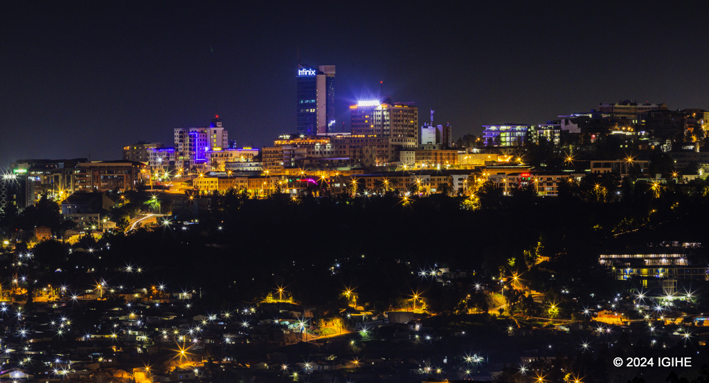 Uko umuntu aba areba mu Mujyi wa Kigali rwagati ahagaze i Shyorongi