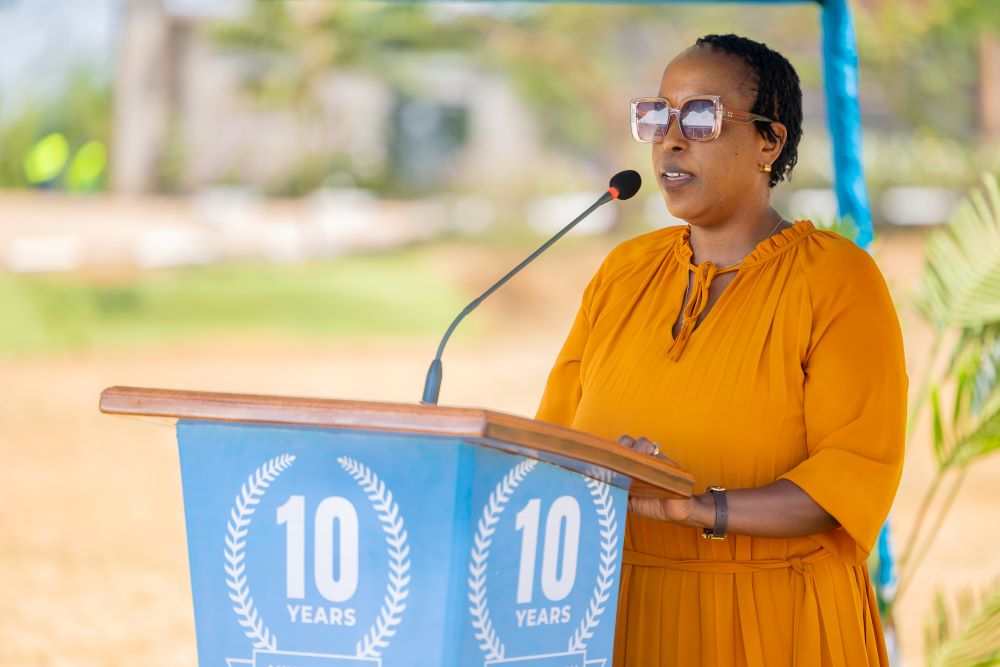Umunyamuryango wa Unity Club Intwararumuri, Ingabire Sylvie, yashimiye Gasore Serge Foundation ifasha mu kubaka ubumwe n’ubudaheranwa