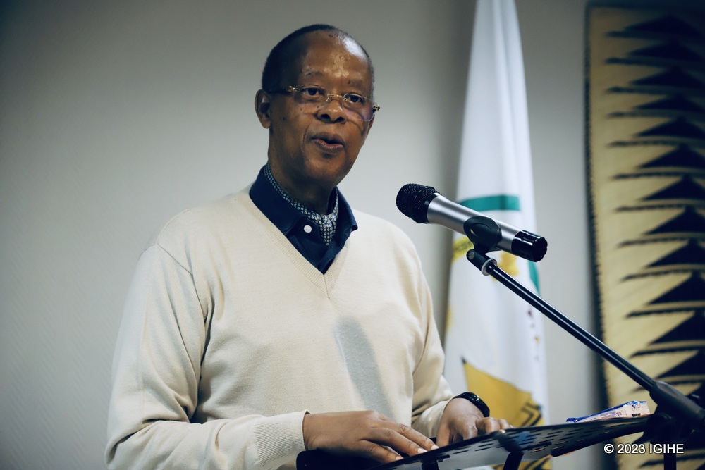 Amb. Dieudonne Sebashongore Umwe mu bagize  Inama y'Inararibonye mu Rubuga Ngishwanama rw'Inararibonye z'u Rwanda.