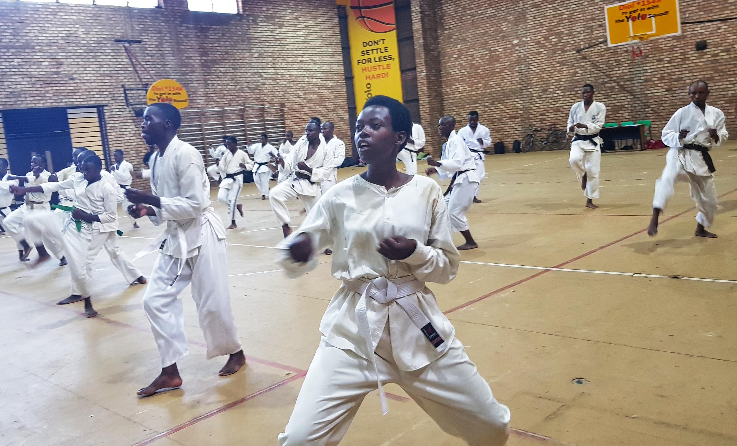 Kankuyo afite intego nawe yo kugera kure muri Karate