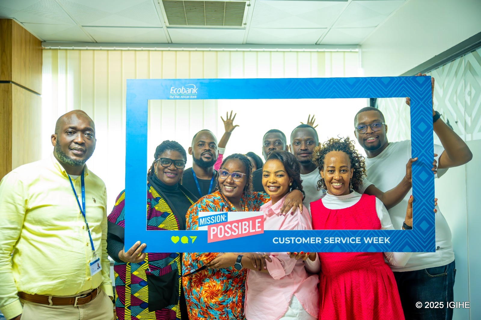 Ecobank yasoje icyumweru cyahariwe abakiliya