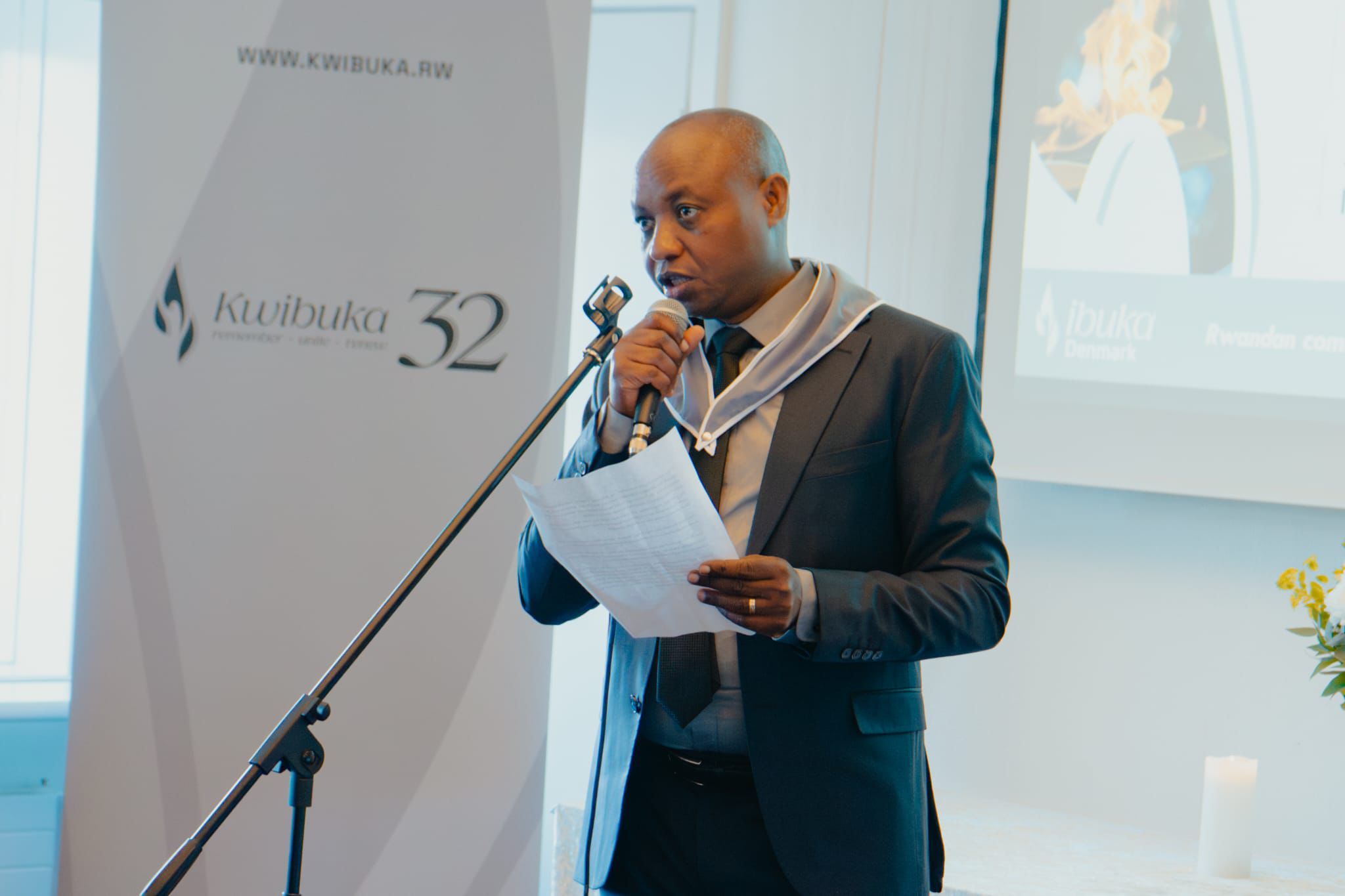 Egide Victor Semukanya uyobora IBUKA-Danemark yagaragaje ko kwibuka bireba abantu bose
