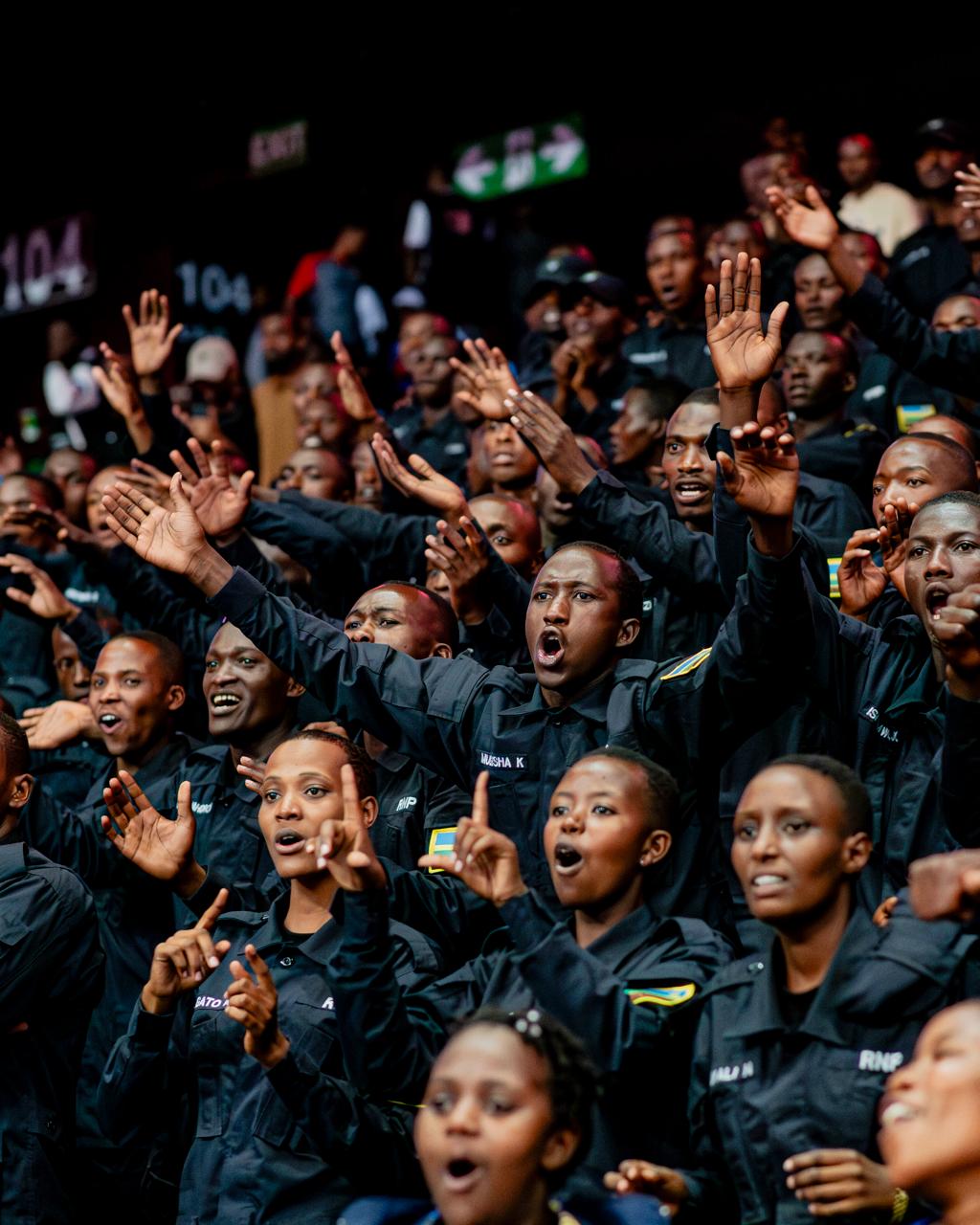 Abapolisi bari mu bafana bakomeye bari gushyigikira Police VC muri iri rushanwa