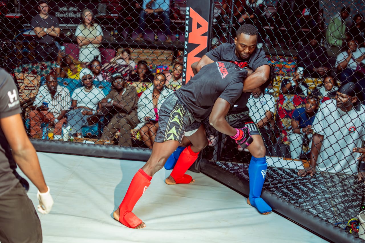 Iyi mikino ya MMA yari yitabiriwe n'Abanyarwanda yabereye i Nairobi muri Kenya