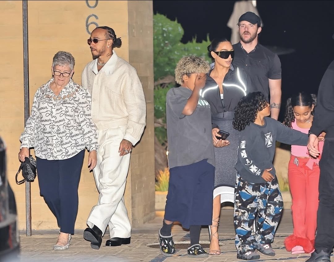 Umuryango wa Lewis Hamilton wahuye n'uwa Kim Kardashian