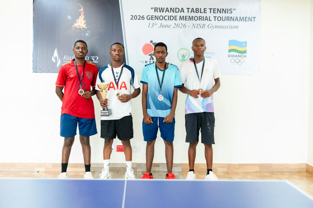 Patience Asifiwe, Kellys Ndekwe, Steven Niyogisubizo na Devoir Muyisenge begukanye irushanwa ryo Kwibuka 2026 mu bagabo