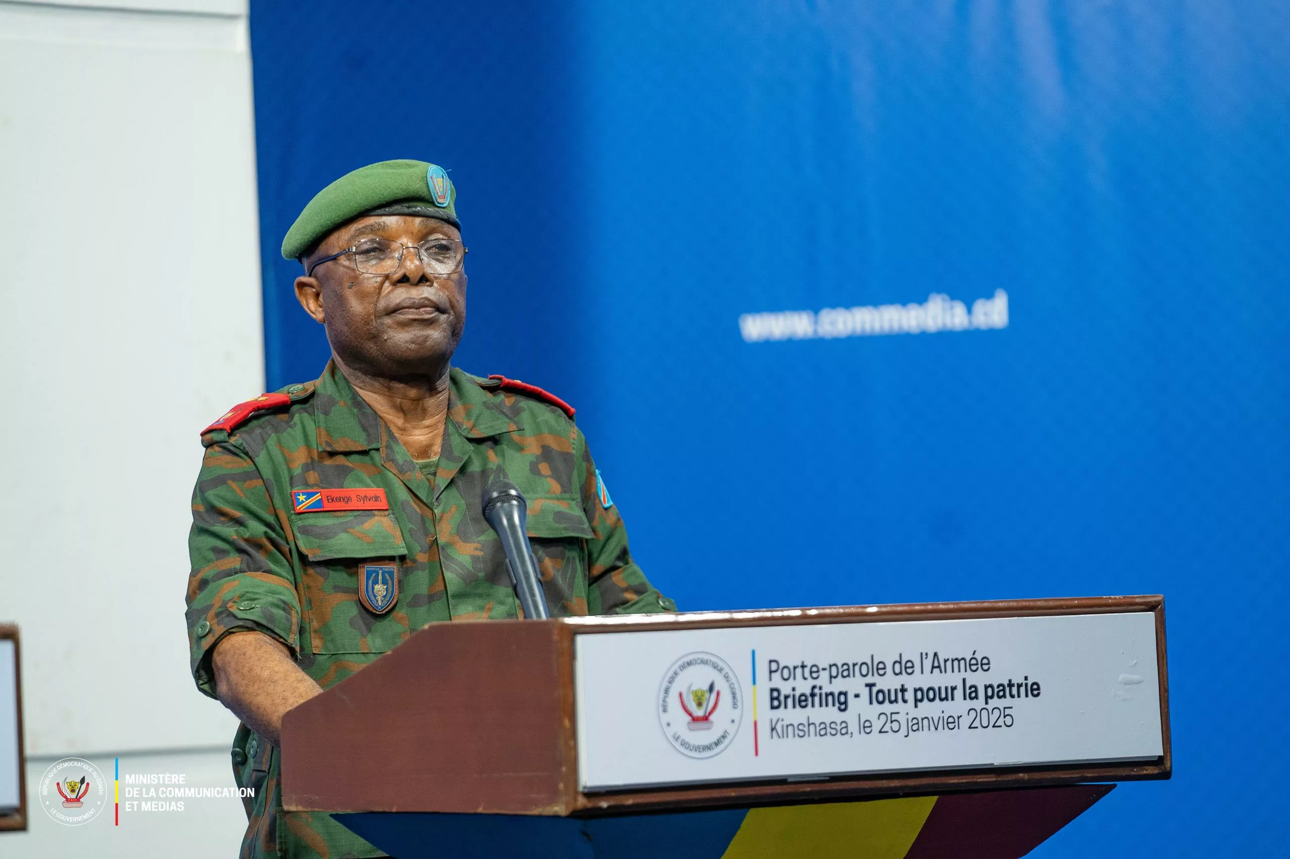 Gen Maj Ekenge yasubiye ku mwanya w'Umuvugizi wa FARDC | IGIHE