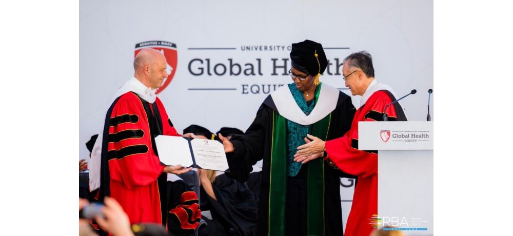Madamu Jeannette Kagame ashyikirizwa Impamyabumenyi y’Ikirenga y’Icyubahiro, 