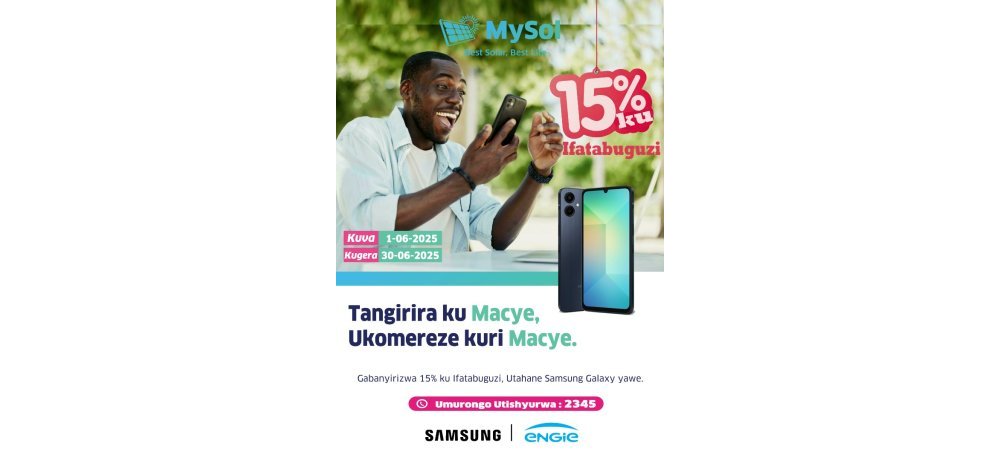 Abakiliya ba Engie Energy Access Rwanda bazajya bagabanyirizwa igihe bagiye kugura telefone za samsung