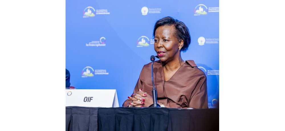 Louise Mushikiwabo yavuze ko gahunda yatangije zigamije iterambere ry’Umuryango wa OIF zose zigenda neza ahubwo zikeneye kongera umubare w’abo zigeraho