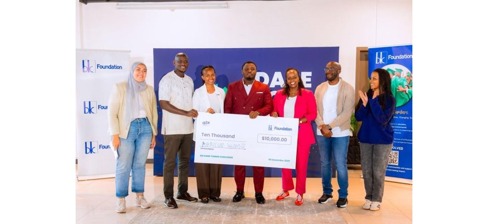Derrick Awumey uhagarariye umushinga wa Agricom Assurance wo muri Ghana yegukanye umwanya wa mbere