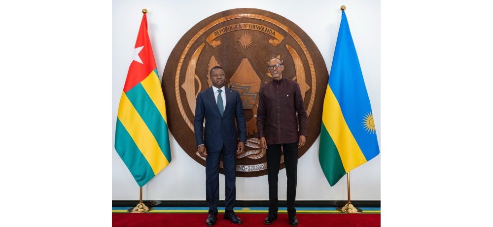 Perezida Kagame hamwe na Gnassingbé wa Togo