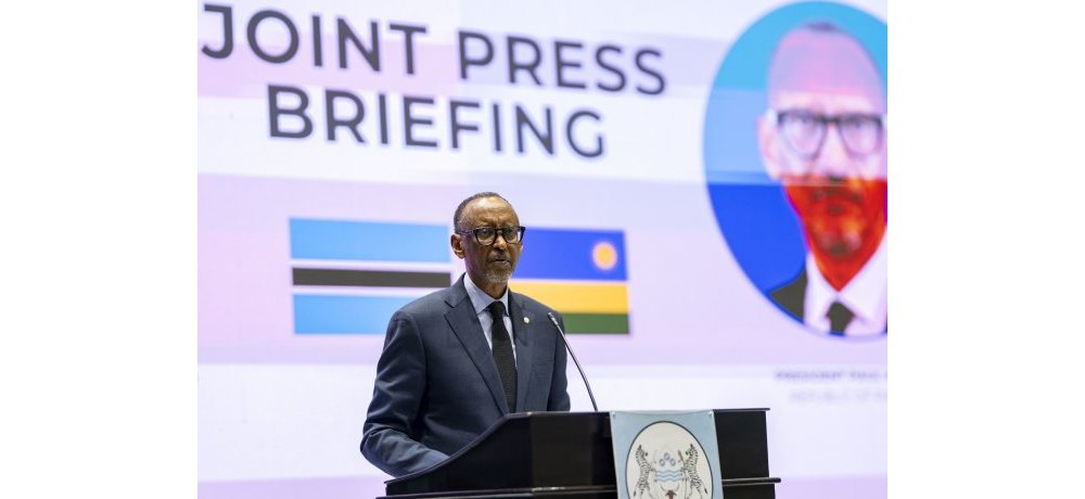 Perezida Kagame na Duma Boko bagiranye ikiganiro n’itangazamakuru