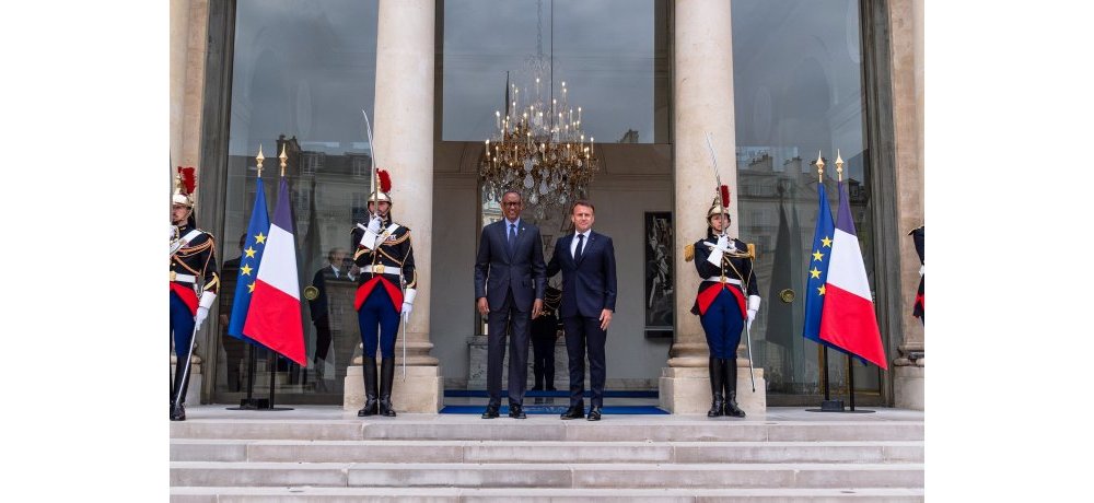 Ku wa 7 Gicurasi 2025 yari i Paris mu Bufaransa aho yagiranye ibiganiro na Perezida Emmanuel Macron uyobora iki gihugu