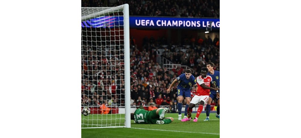 Bukayo Saka atsinda igitego cyagejeje Arsenal ku mukino wa nyuma