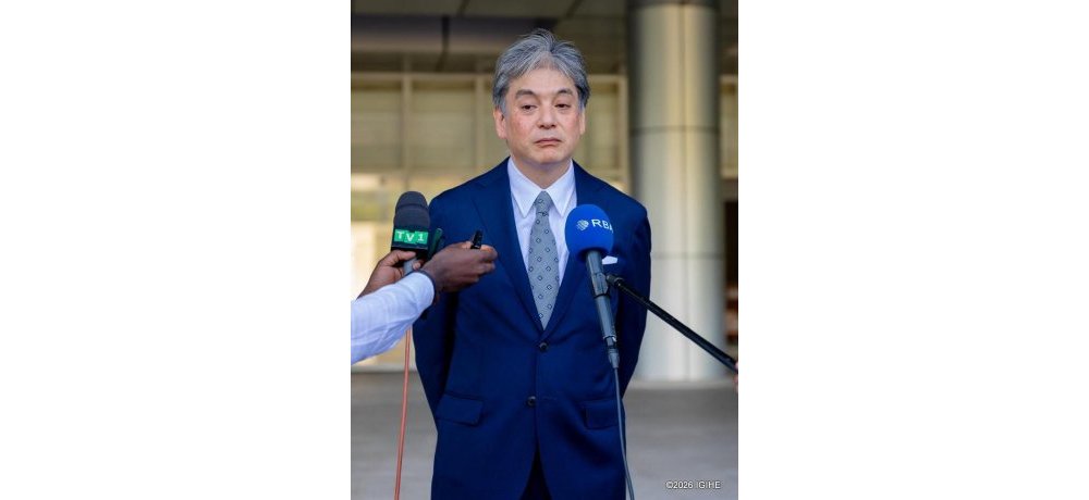 Ambasaderi w’u Buyapani mu Rwanda, Kazuya Nakajo, aganira n’itangazamakuru