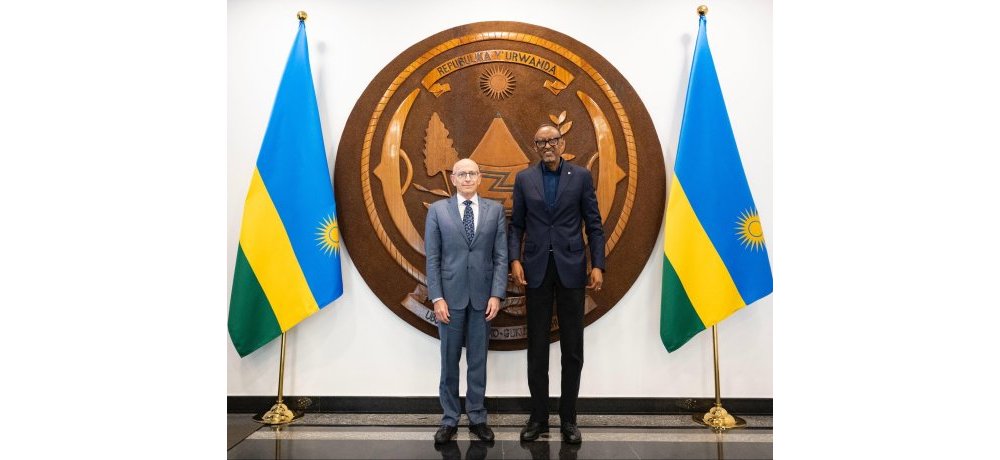 Perezida Kagame yakiriye Perezida w’Icyubahiro w’Umuryango uharanira isigasirwa ry’Inyungu za Israel muri Amerika, AIPAC, Lee Rosenberg