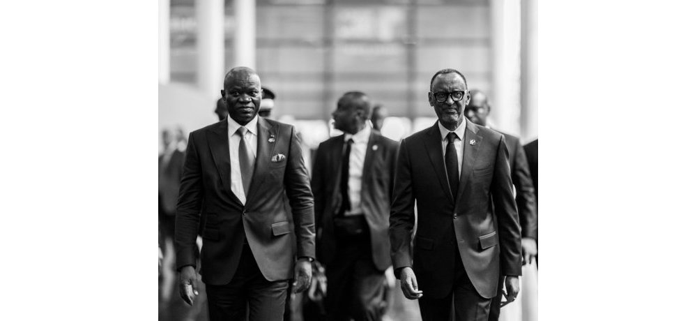 Perezida Kagame na Oligui Nguema bitabiriye Africa CEO Forum i Kigali