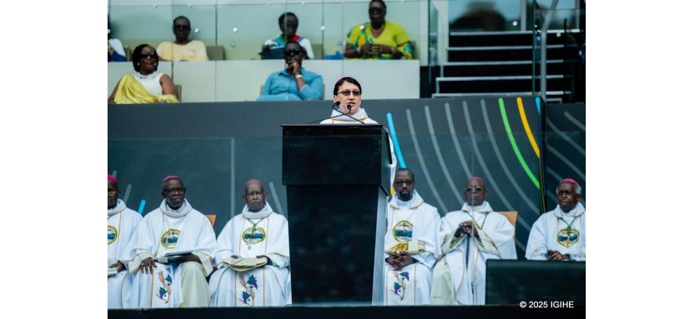 Intumwa ya Papa mu Rwanda, Musenyeri Arnoldo Sanchez Catalan, yavuze ko Papa Leo XIV yifatanyije na Kiliziya yo mu Rwanda mu gushimira Imana ku isabukuru y’imyaka 125 