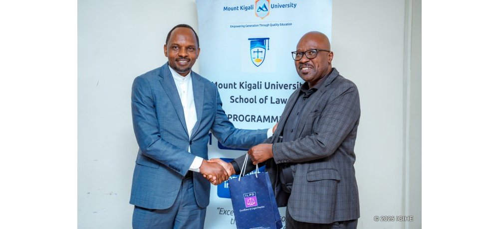 ILPD yageneye impano Ishami ry’Amategeko rya Mount Kigali University