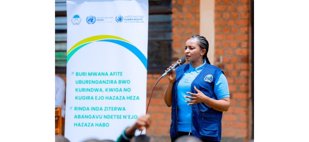 Komiseri Kawera Sylvie wa NCHR yibukije ingimbi n’abangavu ko ari byiza kwifata