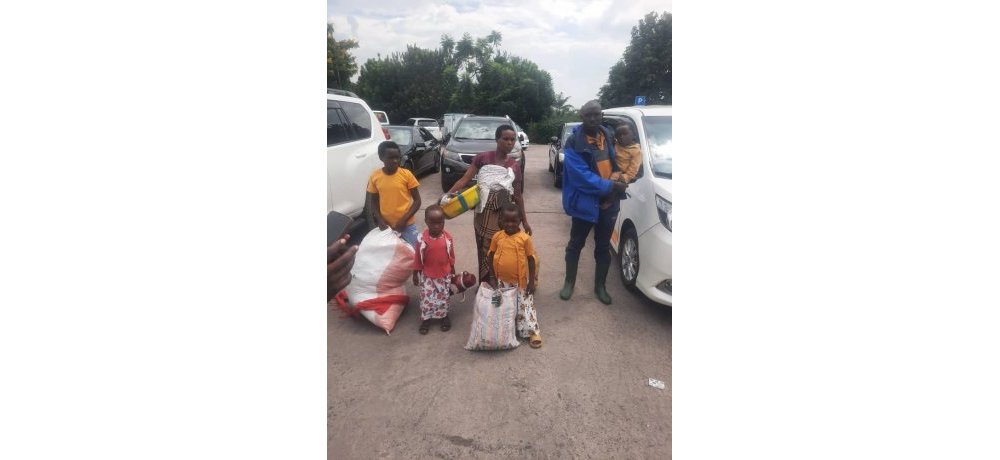 Mu bo mu miryango y’aba bantu batashye harimo n’abana