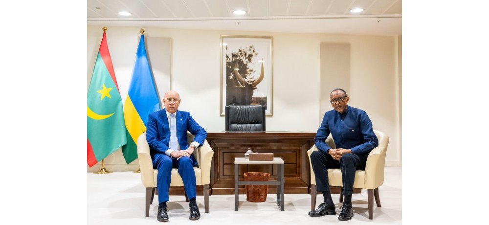 Perezida Mohamed Ould Ghazouani azitabira inama ya Africa CEO Forum i Kigali