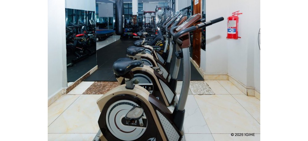Abakunda siporo ntibirengagijwe muri Great Hotel Kiyovu kuko hari aho gukorera ’gym’