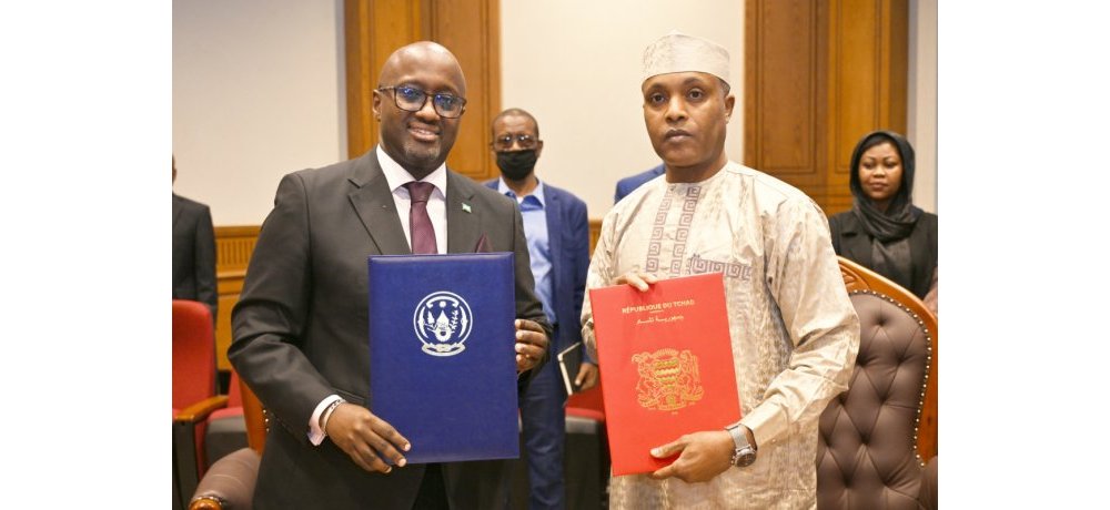 U Rwanda na Tchad byagiranye amasezerano agamije gushimangira imikoranire hagati y’ibihugu byombi 