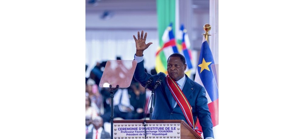 Perezida Touadera yarahiye nyuma yo gutsinda amatora agize amajwi 75,15%