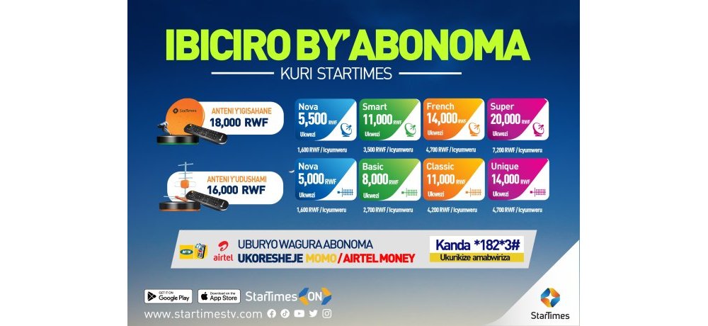 Ibiciro by’ifatabuguzi kuri StarTimes