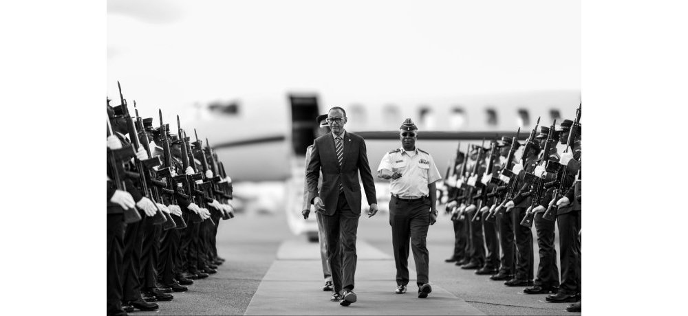 Perezida Kagame ubwo yari ageze muri Kenya
