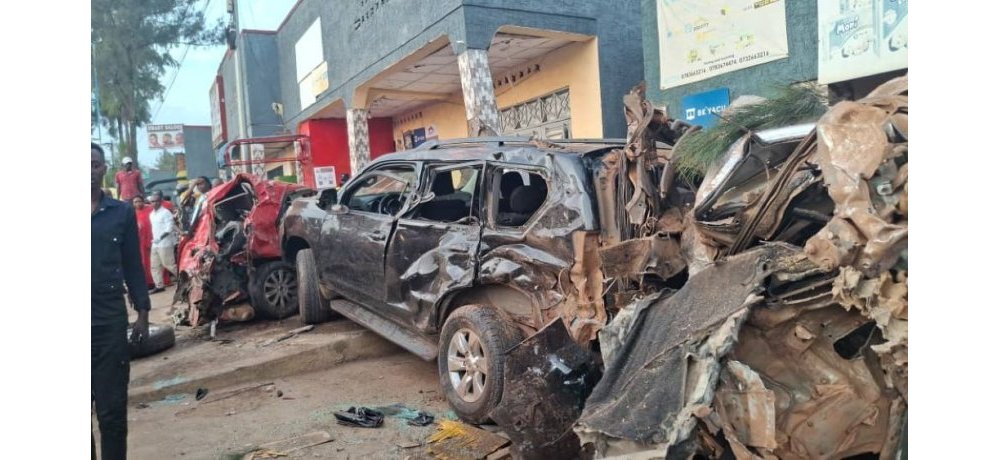 Imwe mu mpanuka ziheruka kubera mu Karere ka Kamonyi, yishe babiri hakomereka 11