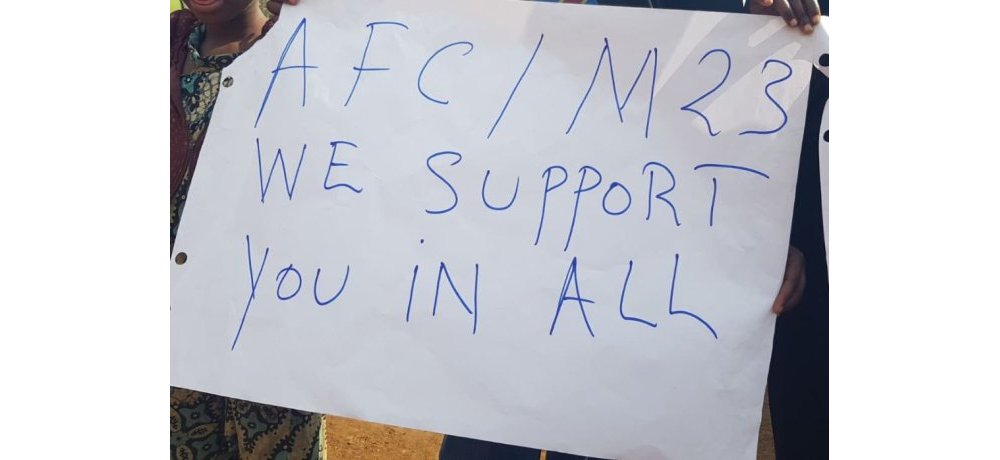 Impunze z’Abanye-Congo ziba mu Nkambi ya Kigeme zagaragaje ko zishyigikiye AFC/M23 iharanira uburenganzira bw’Abanye-Congo