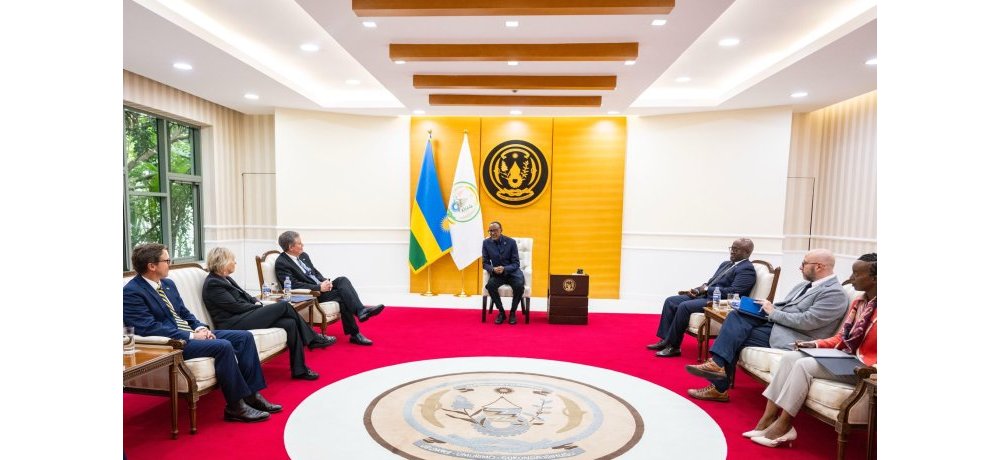 Perezida Kagame yaganiriye n’abo muri Amerika ku gufatanya mu nzego zitandukanye zijyanye no guteza imbere ubukungu